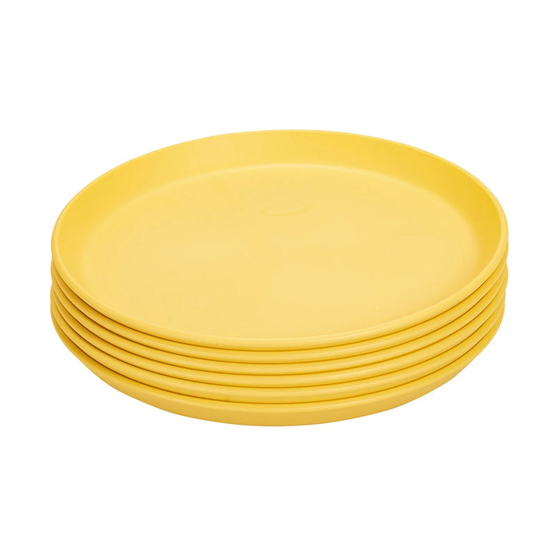 Juego de 6 platos de cafetería