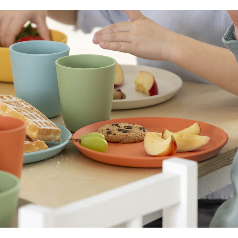 Juego de 6 platos de cafetería