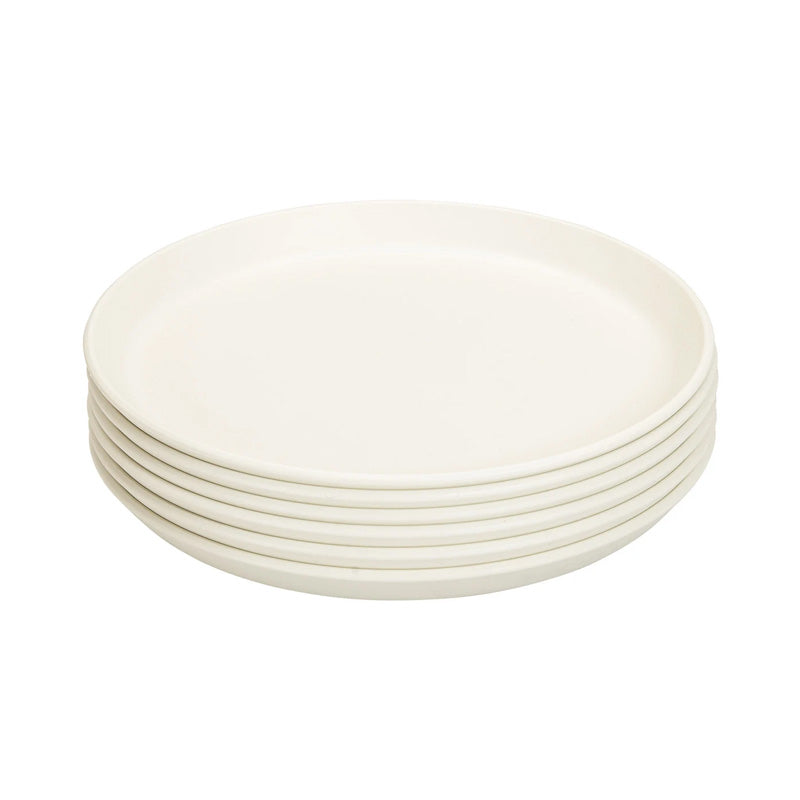 Juego de 6 platos de cafetería
