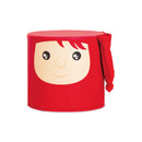 Puff duende vermelho