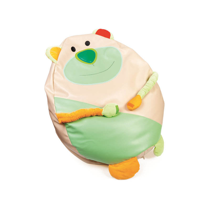 Puf sensorial de osito de peluche