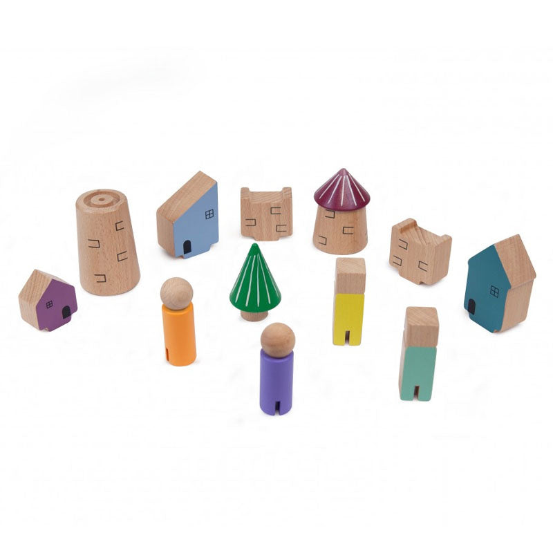 Rompecabezas 3D - pueblo