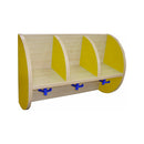 Réguas de 3 cabides Linha NE com divisórias superiores