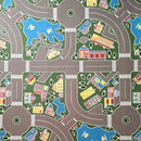 "Racing track" vinyl mat