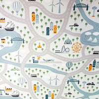 Tapete em vinil "pista com neve" 200x100 cm