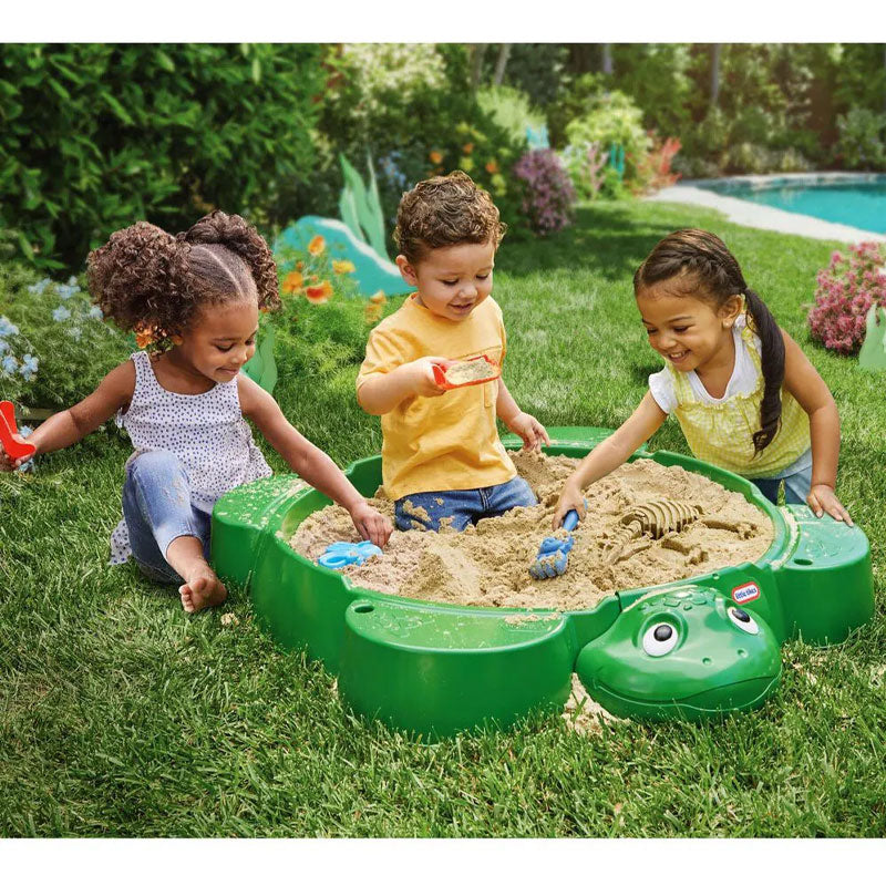 Caja de arena para tortugas con tapa