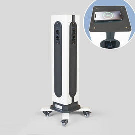 Wireless charging tower with multiple connections