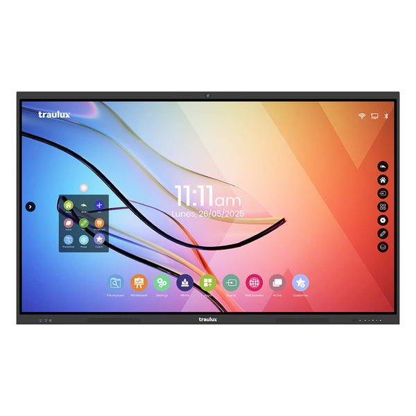 Monitor Interativo Traulux Conference c/ Câmara e Microfone Integrados 4K