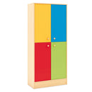 Armário alto arco íris