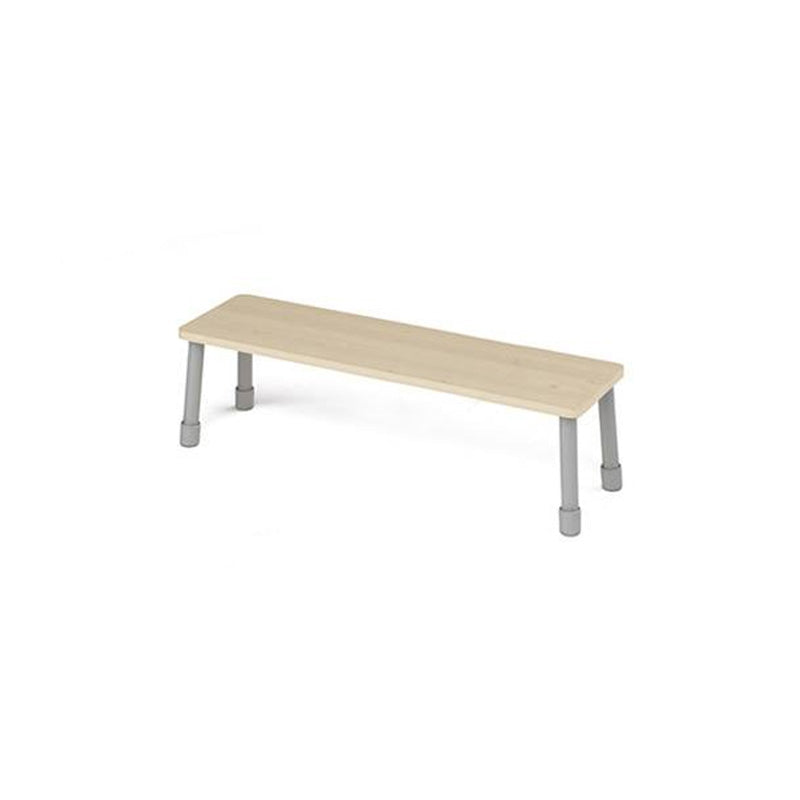 Bench with metal legs