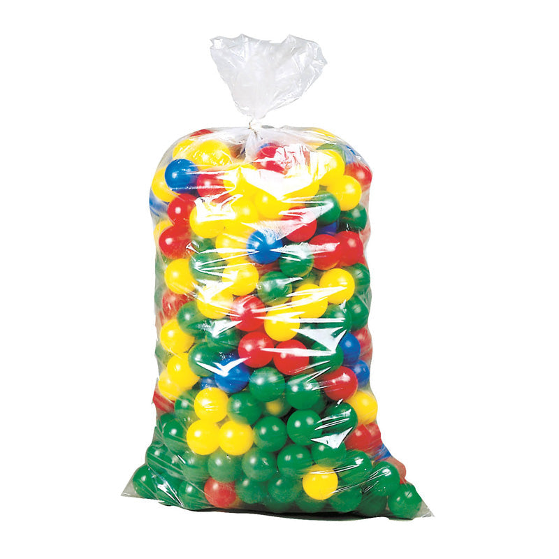 Bolas coloridas em plástico para piscinas (500 unidades) - Sílaba