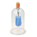 Campânula de vácuo em acrílico com campainha