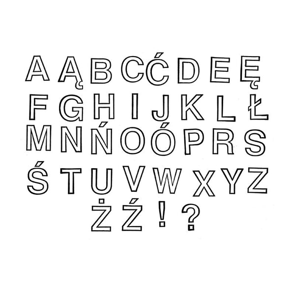 Carimbos alfabeto