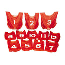 Vests with numbers (set 12)
