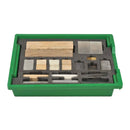 Conjunto de corpos para estudo da densidadeDureza e textura