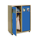 Armário Linha NE cacifo duplo de 4 lugares com prateleira e cabide