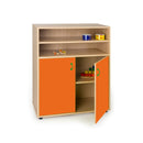 Armário Linha NE tamanho M fechado parte inferior e aberto parte superior