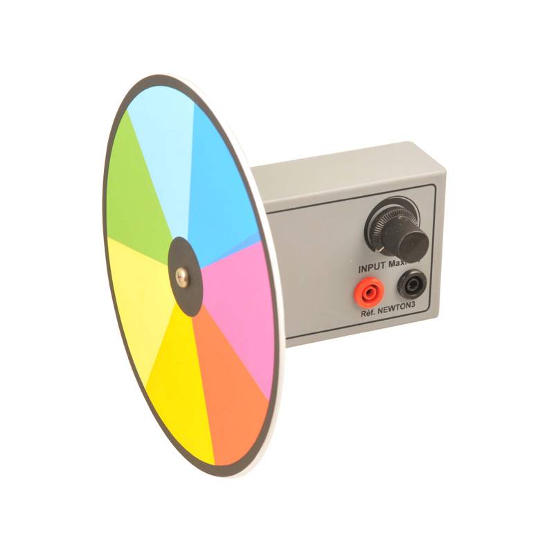 Disco de Newton com motor (6V) - Sílaba