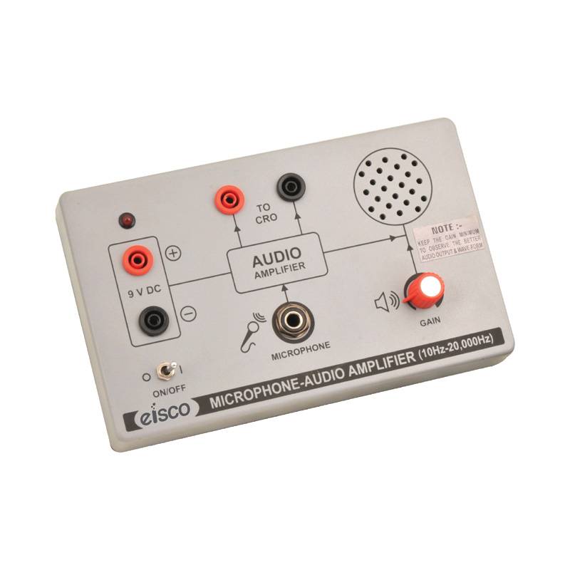 Modelo de amplificador de audio - micrófono