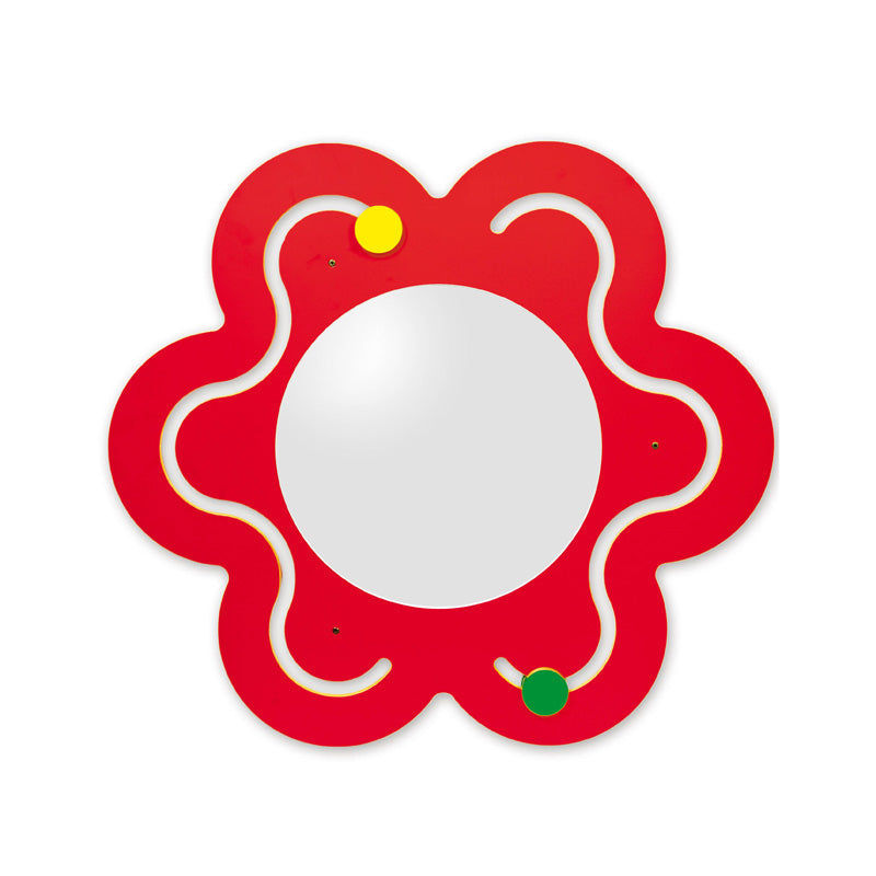 Quadro manipulável de parede flor com espelho - Sílaba