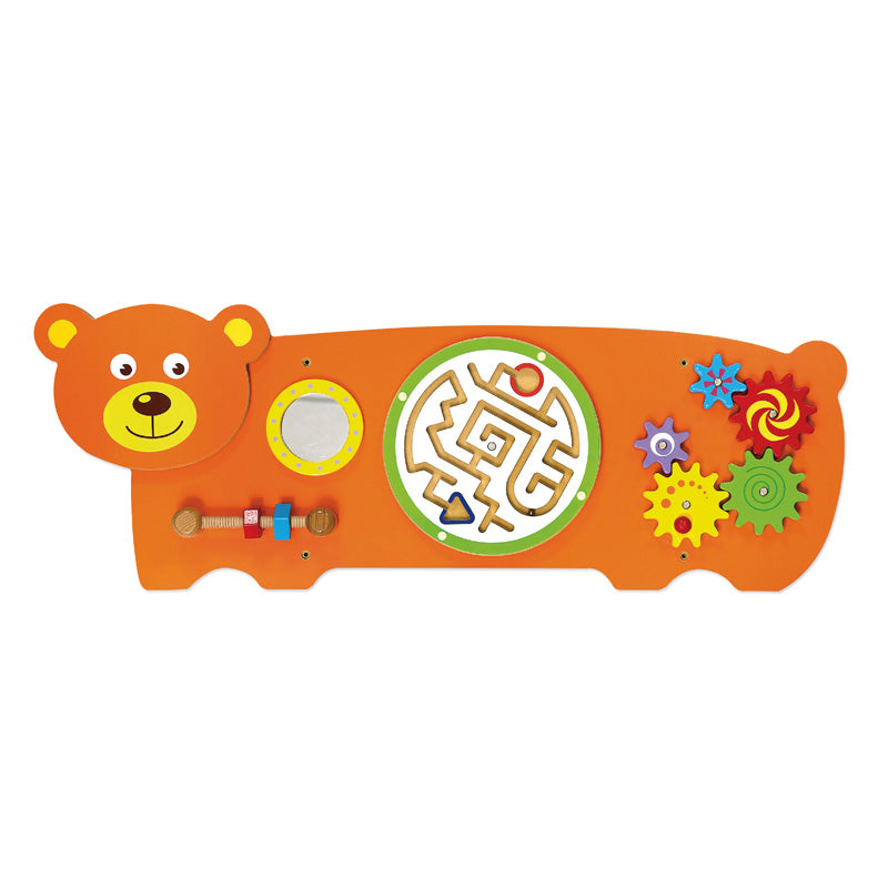 Quadro manipulável de parede urso - Sílaba