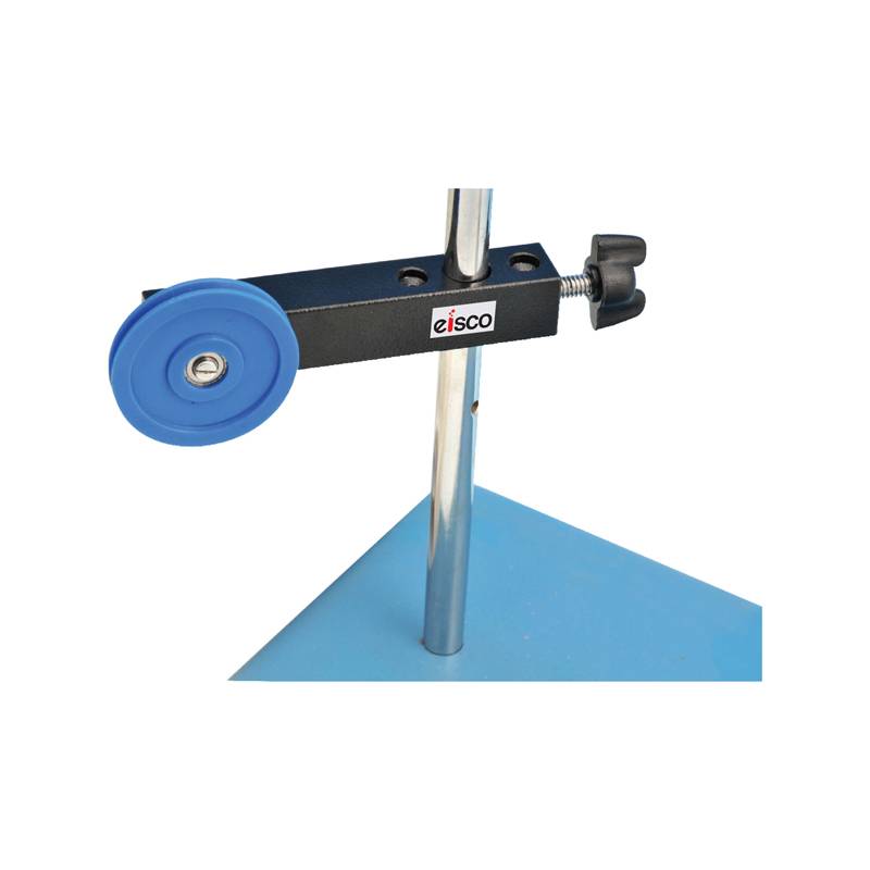 Polea con adaptador para soporte universal.