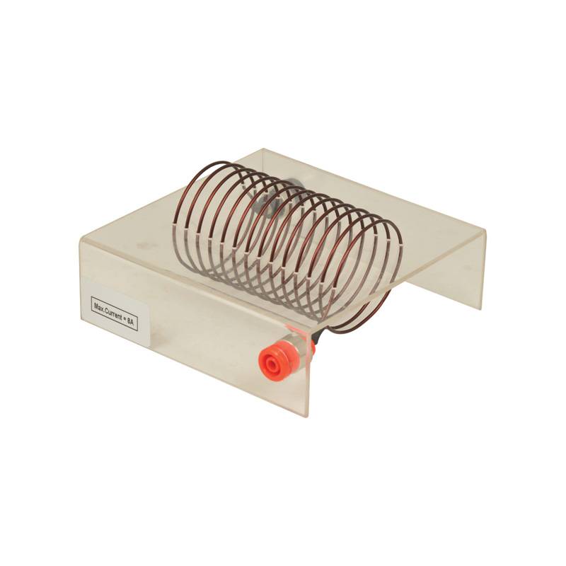 Solenoide con base acrílica