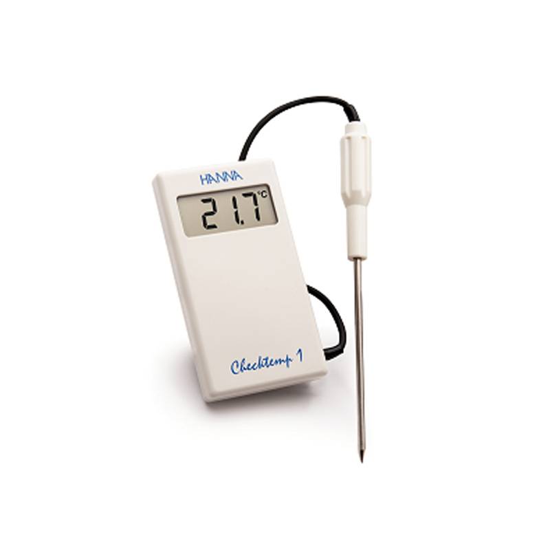 Termómetro digital com sonda em aço inoxidável com cabo de silicone de 1m - Sílaba