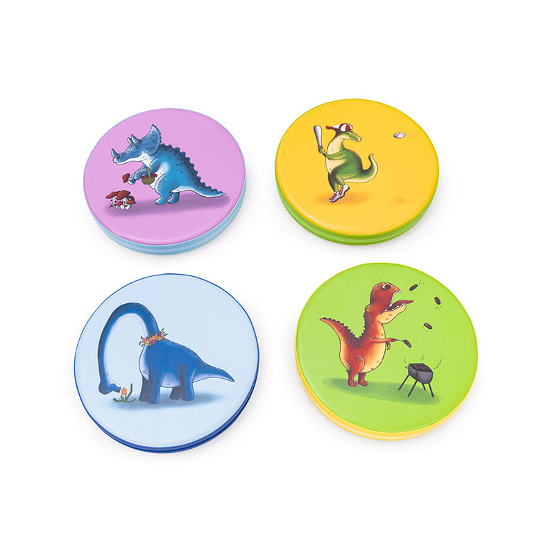 Juego de 4 cojines - Dinosaurios