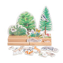 Jogo educativo - Os animais e a floresta (25 peças) - Sílaba