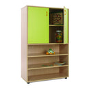 Armário Linha NE tamanho L aberto parte inferior e fechado parte superior