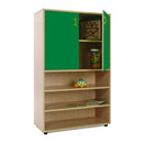 Armário Linha NE tamanho L aberto parte inferior e fechado parte superior