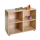 Armário Linha NE tamanho S aberto com 4 compartimentos