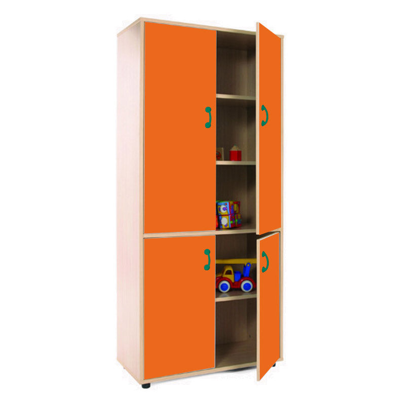Closed XL size NE Line wardrobe with 4 doors