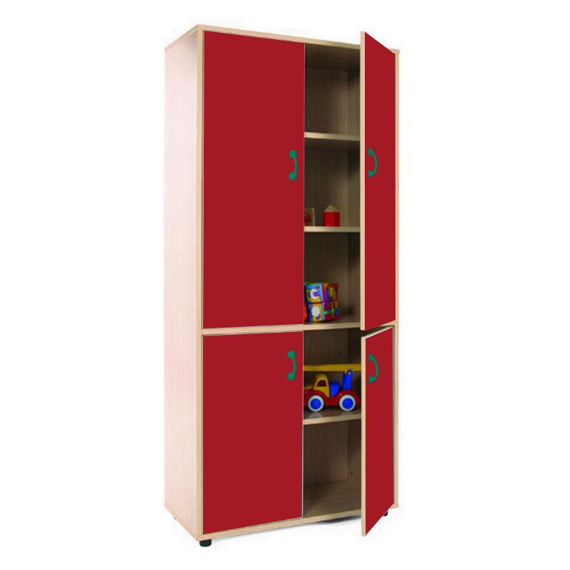 Closed XL size NE Line wardrobe with 4 doors