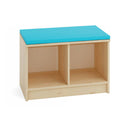 Banco corrido com 2 compartimentos