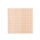 Material base 10 em madeira - 10 placas com 10x10cm