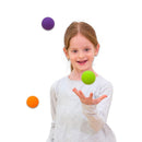 Pelotas de malabarismo de 6cm de diámetro y 6 colores diferentes (6 unidades)