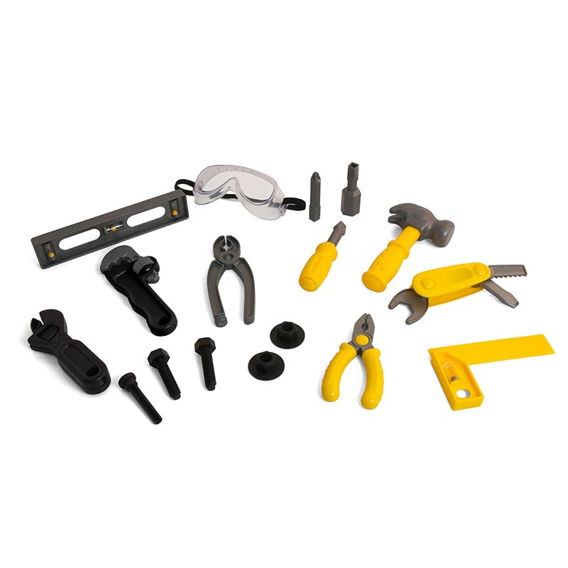 Kit de ferramentas faz de conta