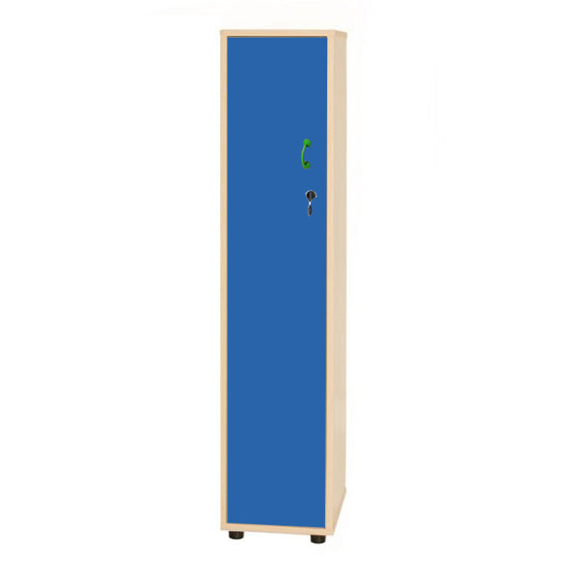 Armário Linha NE cacifo alto com 1 porta, fechadura e porta cabides - Sílaba