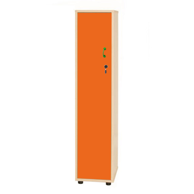 Armário Linha NE cacifo alto com 1 porta, fechadura e porta cabides - Sílaba