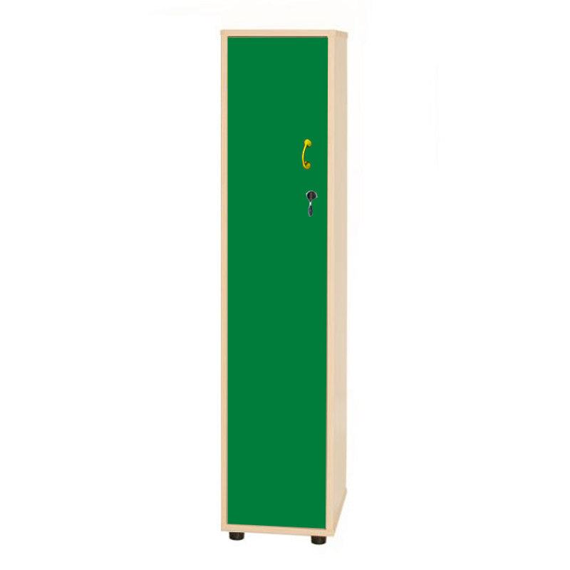 Armário Linha NE cacifo alto com 1 porta, fechadura e porta cabides - Sílaba