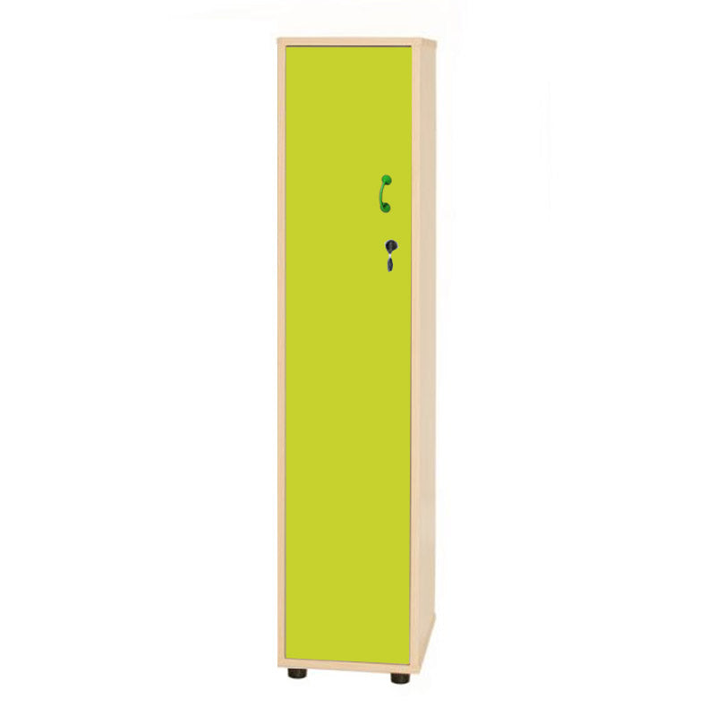 Armário Linha NE cacifo alto com 1 porta, fechadura e porta cabides - Sílaba