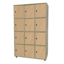 Armário Linha NE cacifo com 12 portas e fechadura