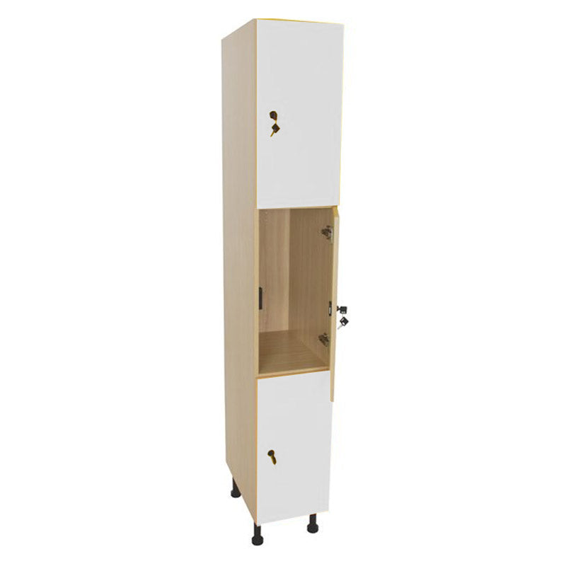 NE Line wardrobe high locker with 3 doors, lock and hanger door