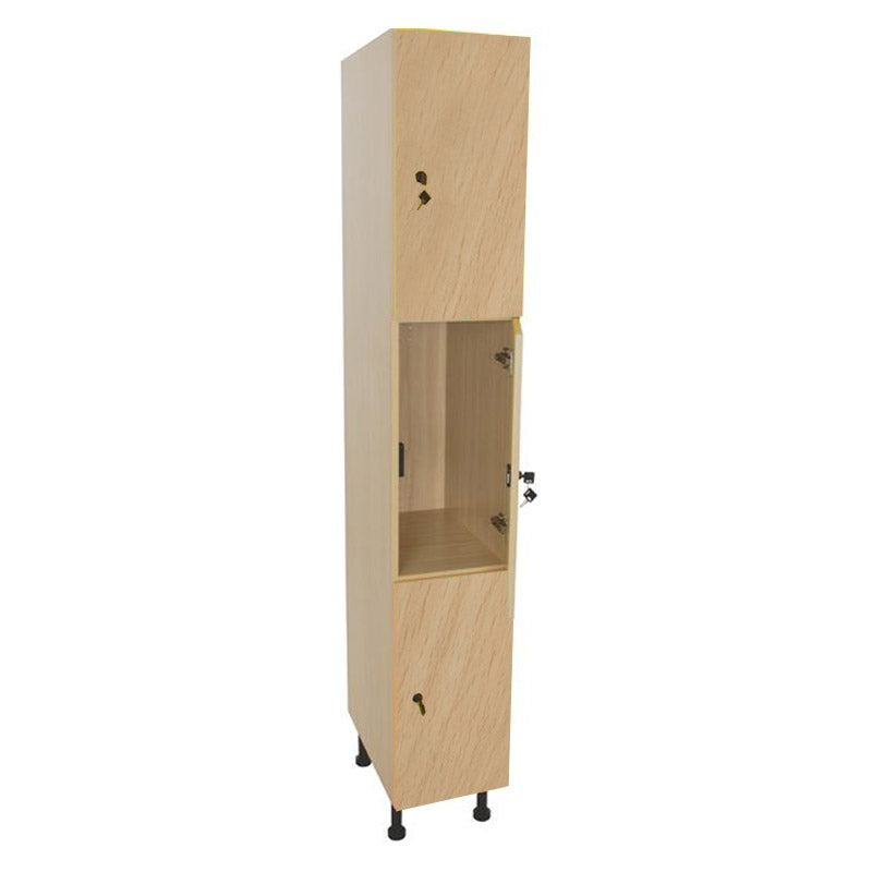 NE Line wardrobe high locker with 3 doors, lock and hanger door