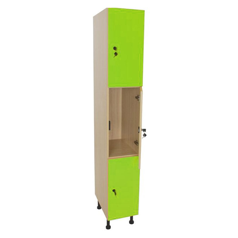 NE Line wardrobe high locker with 3 doors, lock and hanger door