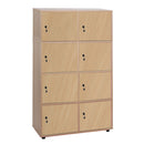 Armário Linha NE cacifo com 8 portas e fechadura