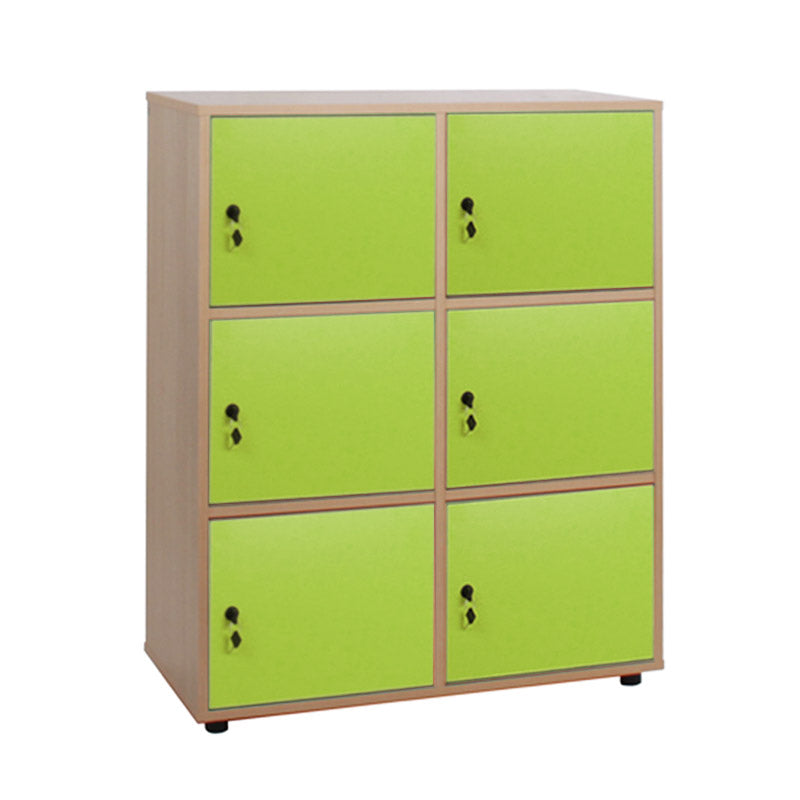 Cabinet Line NE locker with 6 doors and lock