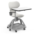 Cadeira giratória Mia Table com palmatória e suporte para mochilas